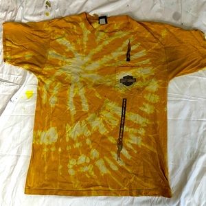 Harley Davidson bleached dyed vintage shirt